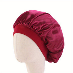 Kids Silk Satin Bonnet Cap for Night Sleep