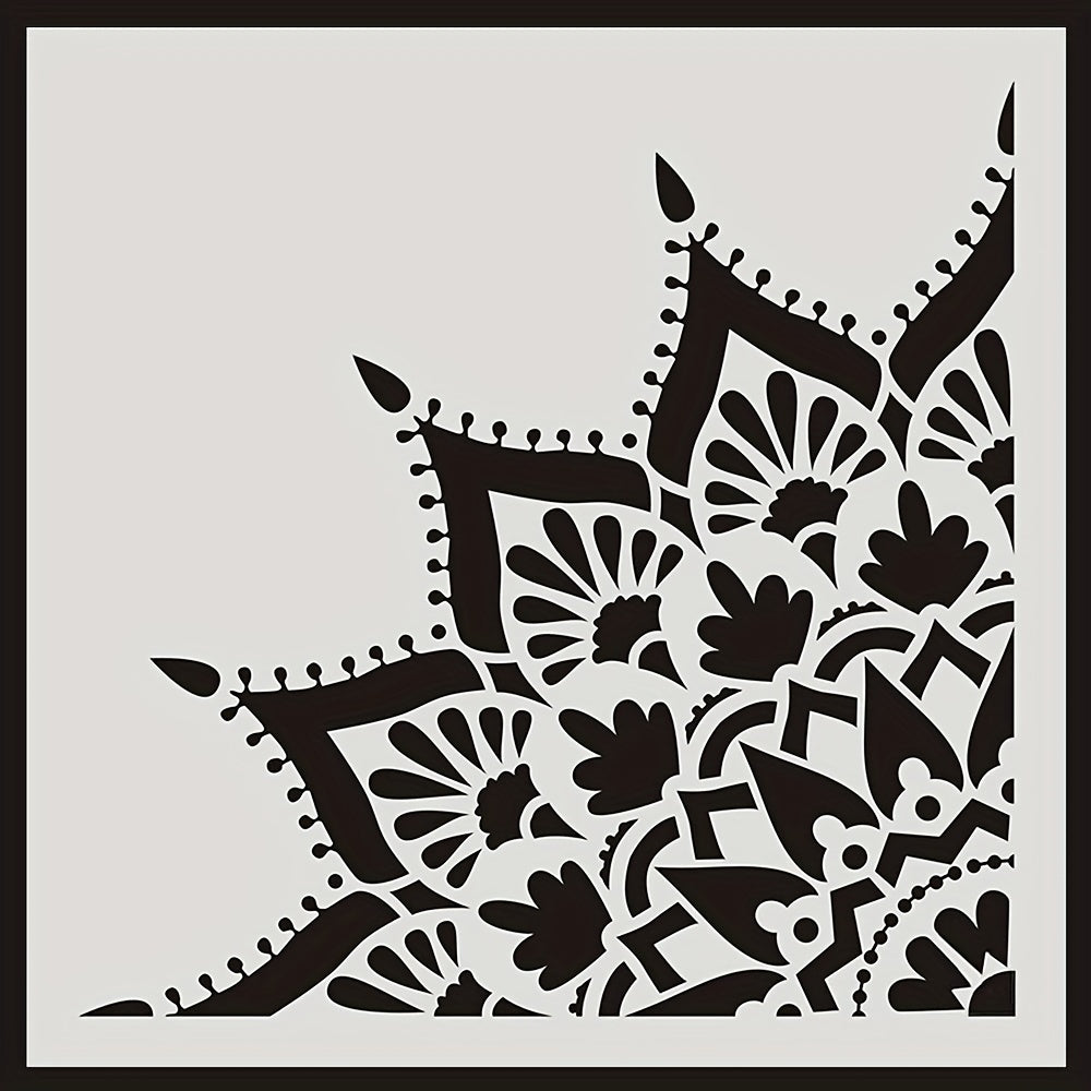 Round Pattern Painting Stencil Lace Ruler DIY Painting Tools