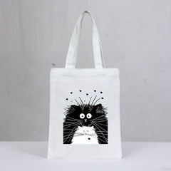 Cat Series Canvas Bag For Men