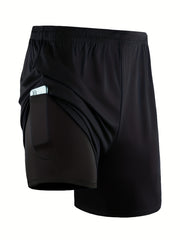 Men's Quick Dry Running Shorts With Pockets