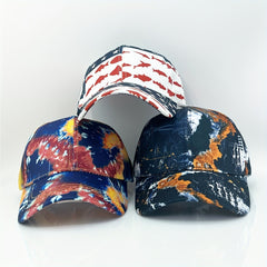 Unisex Personality Printed Baseball Cap Adjustable Sunshade Hat