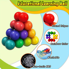 Autism Sensory Toys For Kids - Inseparable Rainbow Ball - Fidget Toys Adults