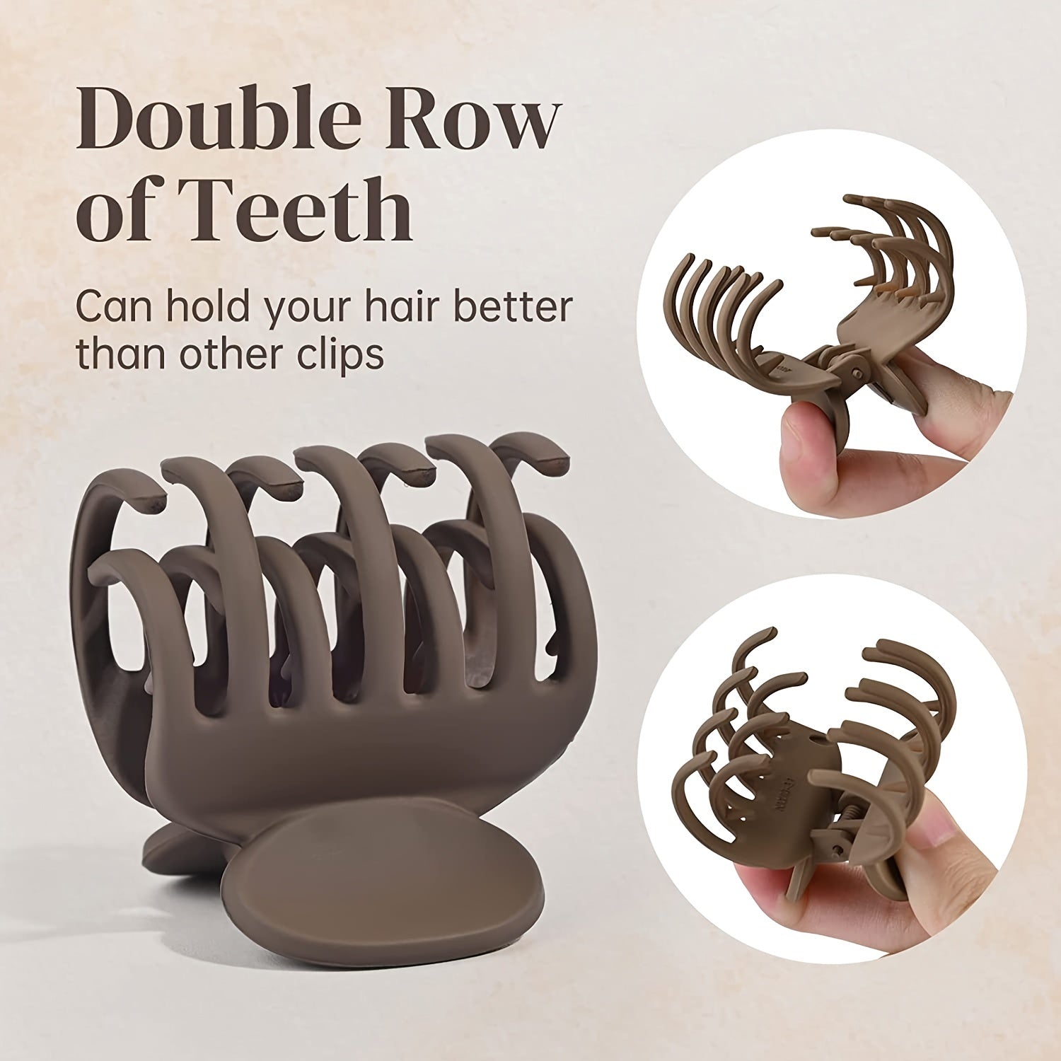 4pcs Small Hair Claw Clips Matte Octopus Hair Clips for Women Girls