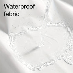 Abstract Leaves Shower Curtain Waterproof Bathroom Curtain 72Wx72H Inch
