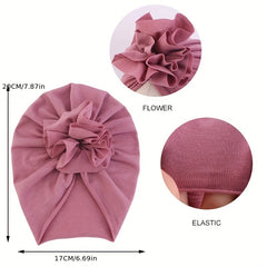 Flower Baby Hat Toddler Turban Infant Head Wraps Bonnet Beanie Cap