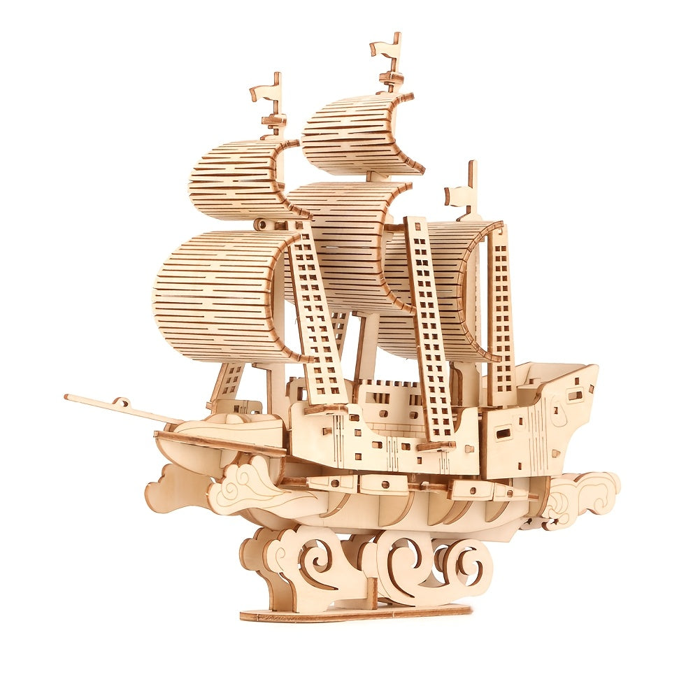 3D Wooden Puzzle Kit Home Decoration Unique Gift Birthdays Christmas Bedroom