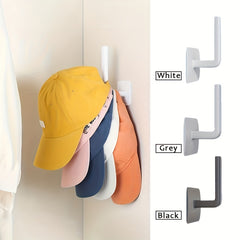 4pcs L Shaped Hook Punching Seamless Hook Lazy Rag Hanger