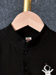 Boys Astronaut Outfit Short Sleeves Polo Shirt & Shorts