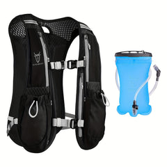 Foldable Water Bag Waistcoat Hydration Pack Lightweight Outdoor Backpack