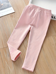 Bunny Print Leggings for Toddler Girls Slim Fit Stretch Pants