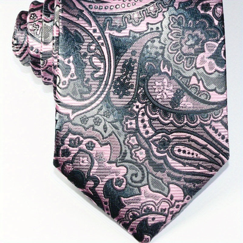 Men's Classic Floral Necktie Patterned Tie Business Party Wedding