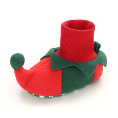 Christmas Cartoon Baby Boots Soft and Warm for Indoor Outdoor Walking