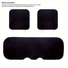 3pcs Car Cushion Winter Plush Seat Cover Auto Keep Warm