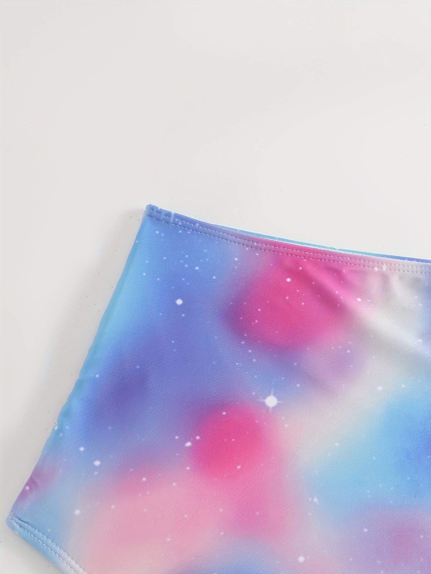  Glitter Starry Sky High Waist Swim Panty
