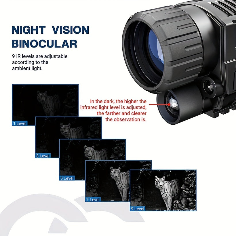 5x40 Outdoor Monocular Night Vision Infrared Digital Device - Camping Fishing