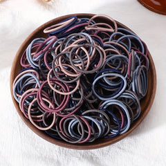 50pcs Plain Hair Tie Hair Bands Ponytail Holders Scrunchies Hair Accessories