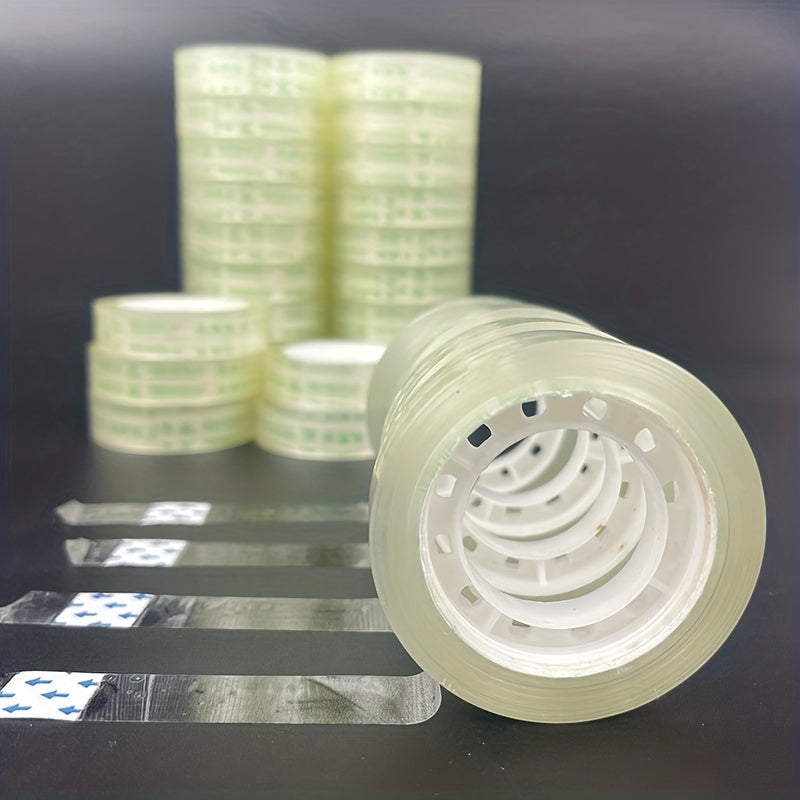 8 Rolls Transparent Stationery Tape 27.43m DIY Packaging Tools