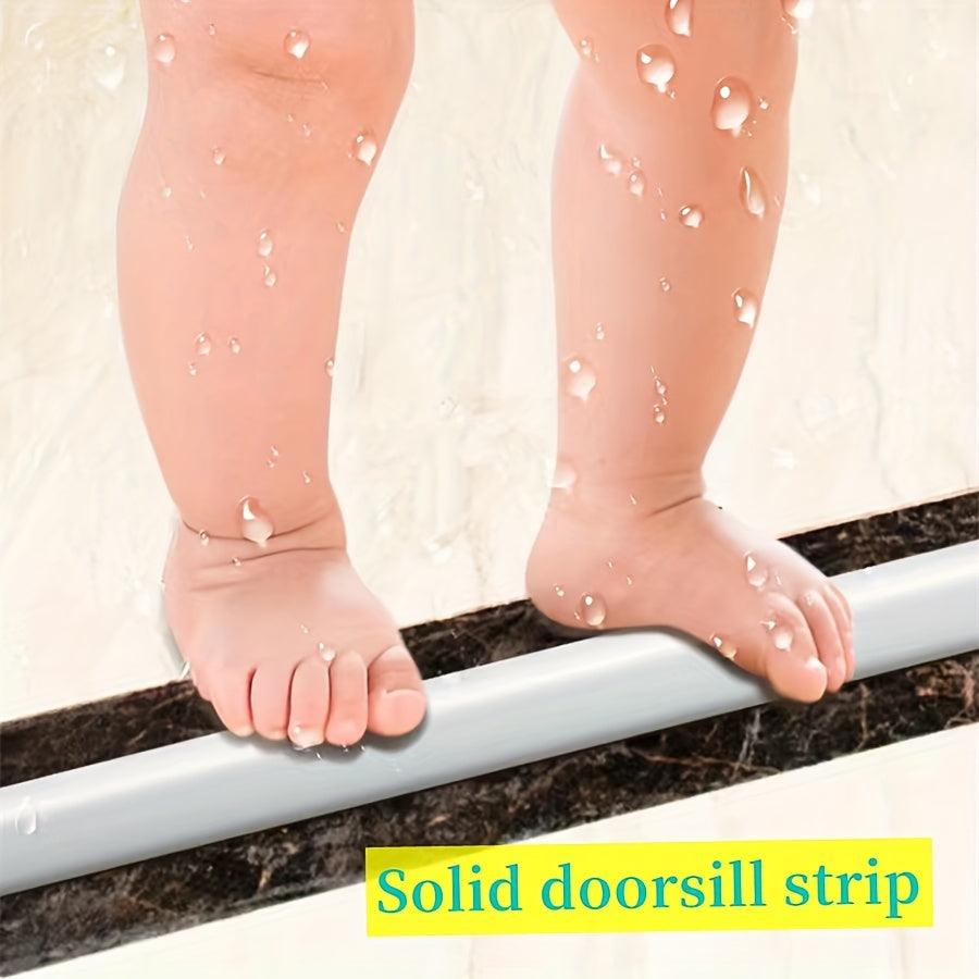 Soft Bathroom Water Stop Strip - Dry/Wet Separation, Bathtub Splashproof
