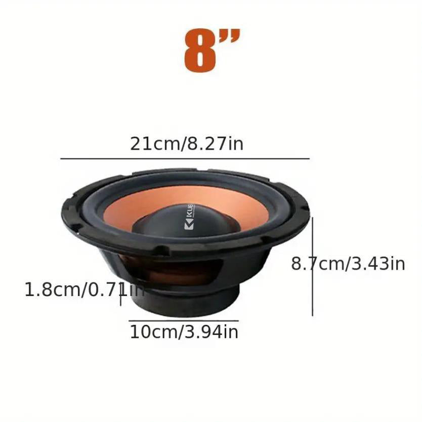 KUERL Car Speakers 6.5inch 8inch 10inch 350W 600W 850W High Power