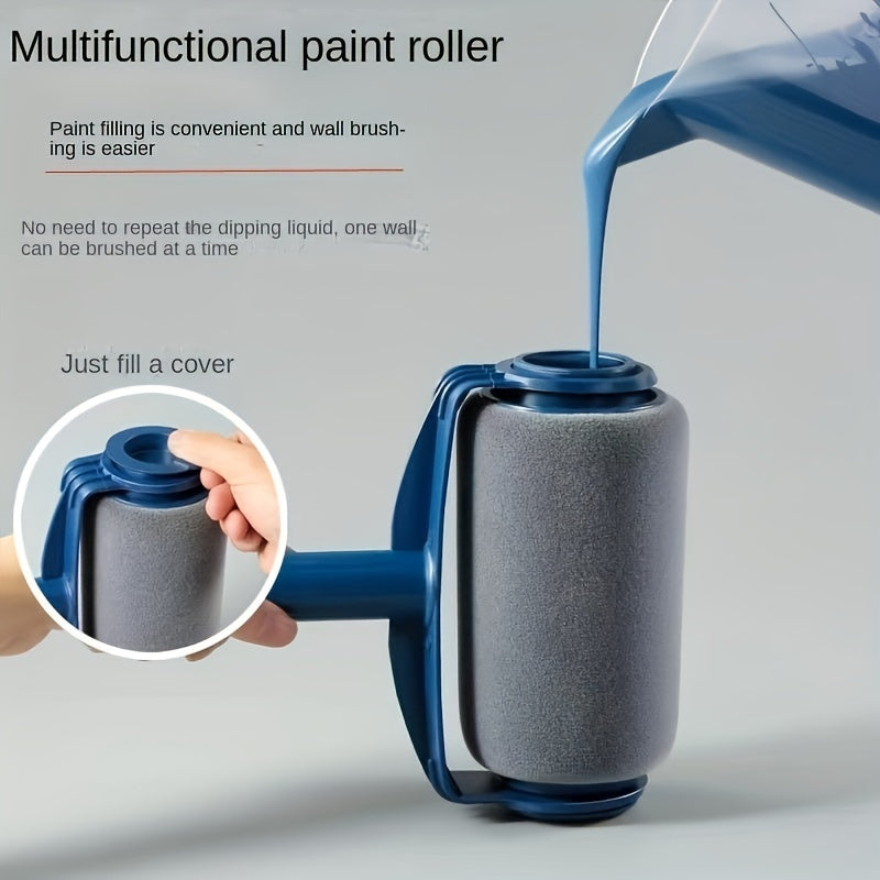 6pcs Paint Roller Corner Brush Handle Wall Painting Roll D