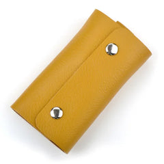 Leather Key Holder Bag Car Keychain Wallet Cover