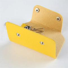 Leather Keychain Holder Bag for Car Keys and Wallet