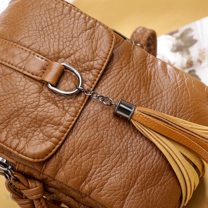 Retro Mini Messenger Bag Shoulder Handbag Wallet for Women