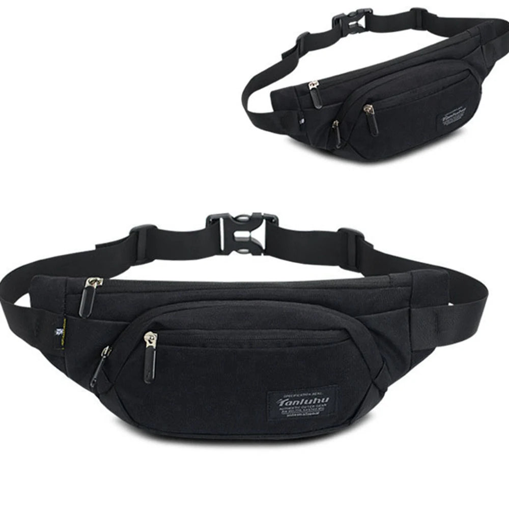 Nylon Waist Bag Waterproof Chest Strap Handbag Fanny Pack