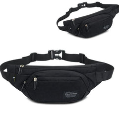 Nylon Waist Bag Waterproof Chest Strap Handbag Fanny Pack