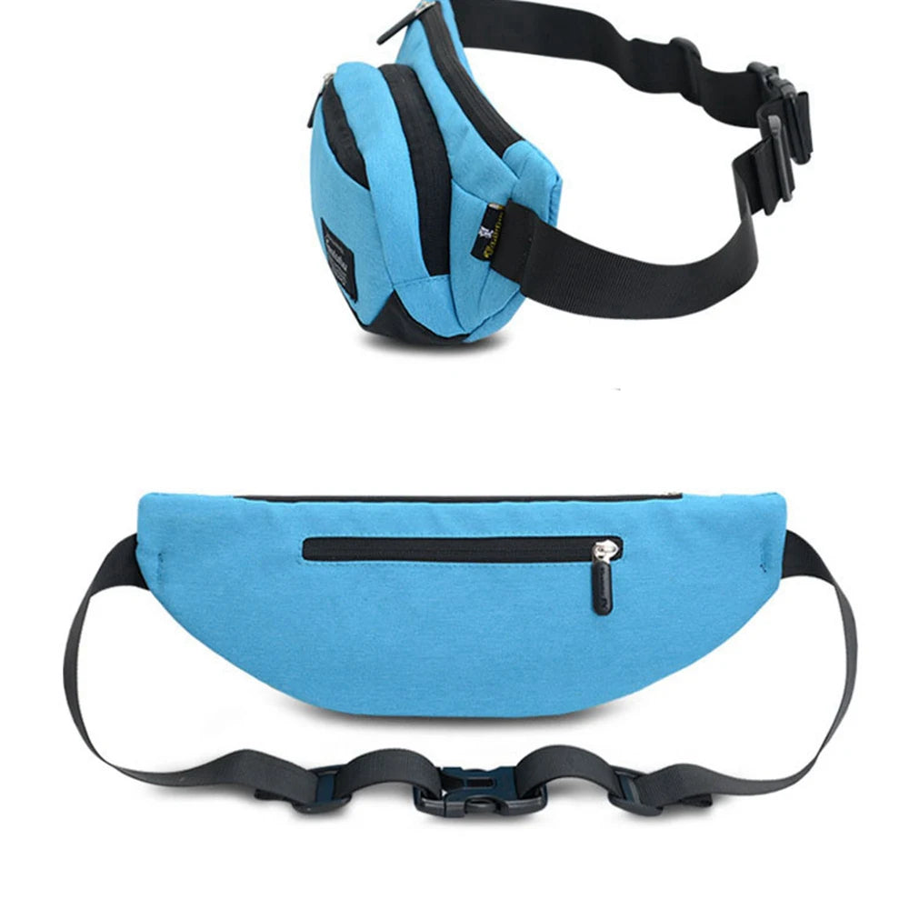 Nylon Waist Bag Waterproof Chest Strap Handbag Fanny Pack