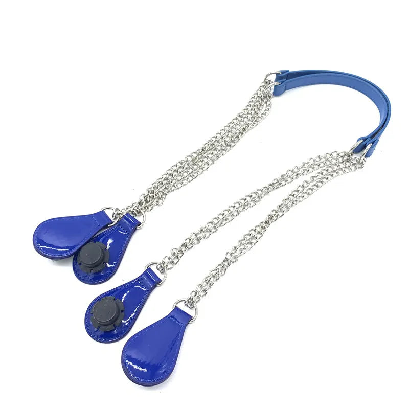 Pair of PU Chain Long Bag Handles for Obag Bag