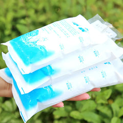 10 Pcs Insulated Reusable Ice Pack Cooler Bag for Lunch Box Food Cans W