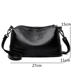 Soft Cowhide Ladies Crossbody Bag Female Shoulder Tote Bag