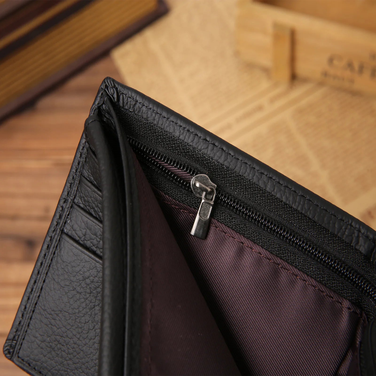Real Cowhide Men's Wallet Premium Short Purses