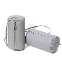 Leather Round Crossbody Bag Women Mini Shoulder Bags