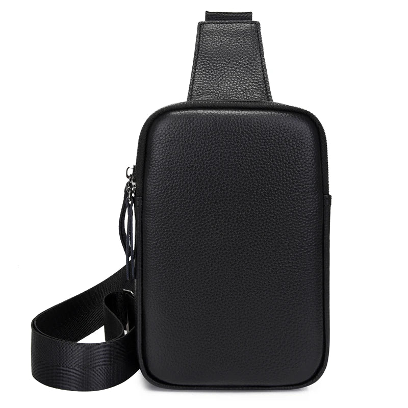 Women Chest Bag High Soft Cowhide Female Shoulder Handbag