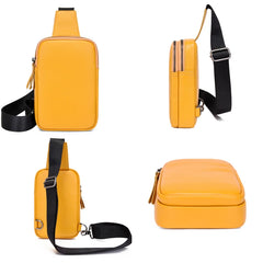 Women Chest Bag High Soft Cowhide Female Shoulder Handbag