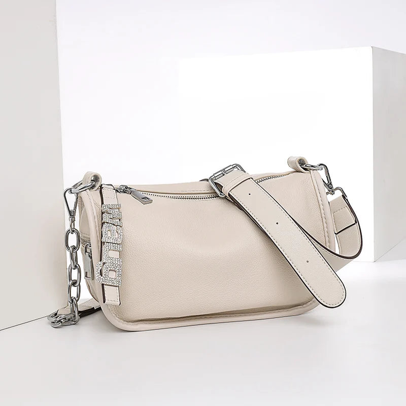 Small Leather Women Handbag Shoulder Bag Ladies Totes Bag Sac