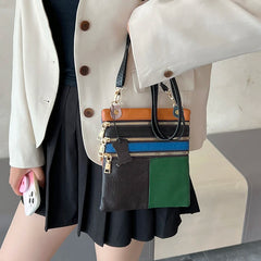 Soft Leather Women Shoulder Bag Zipper Phone Wallet