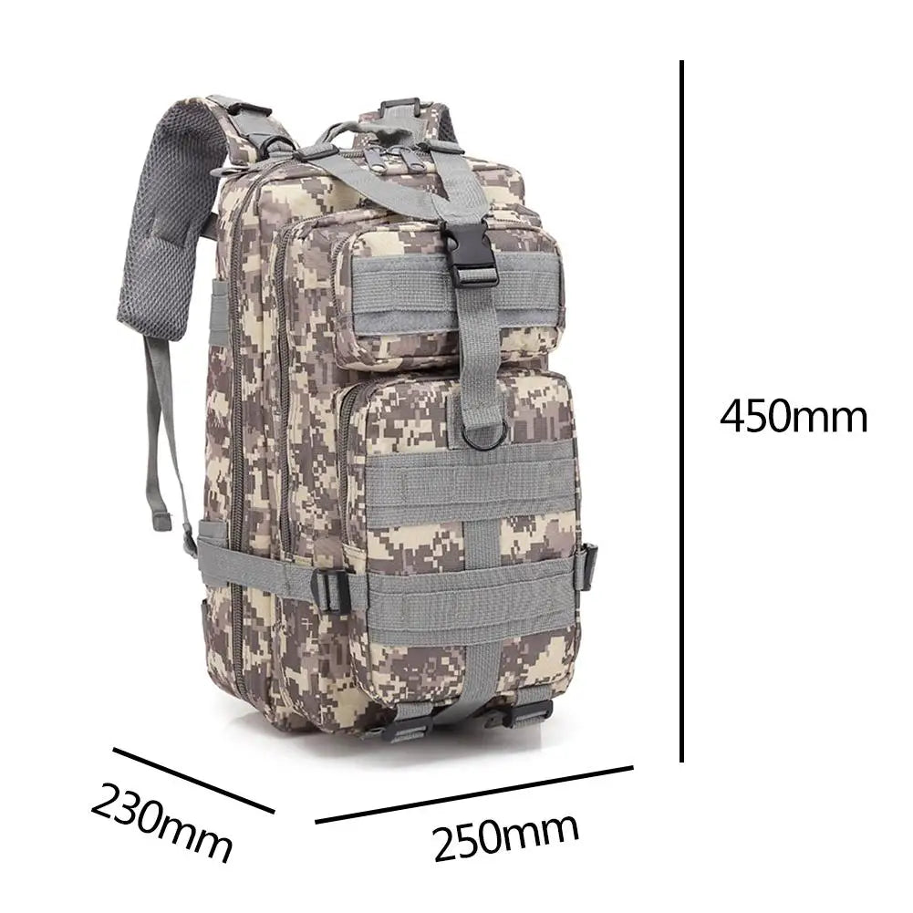 1000D 30L Tactical Backpack Waterproof Bug Outdoors Bag for Hiking Camping