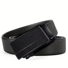 Men's Auto Buckle PU Leather Belt