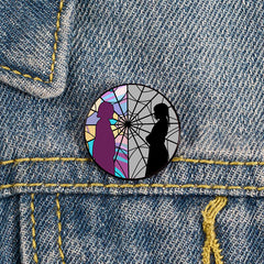 Gothic Style Character Brooch Clothes Backpack Pin
