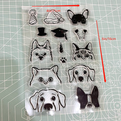 Pet Transparent Silicone Stamp Set