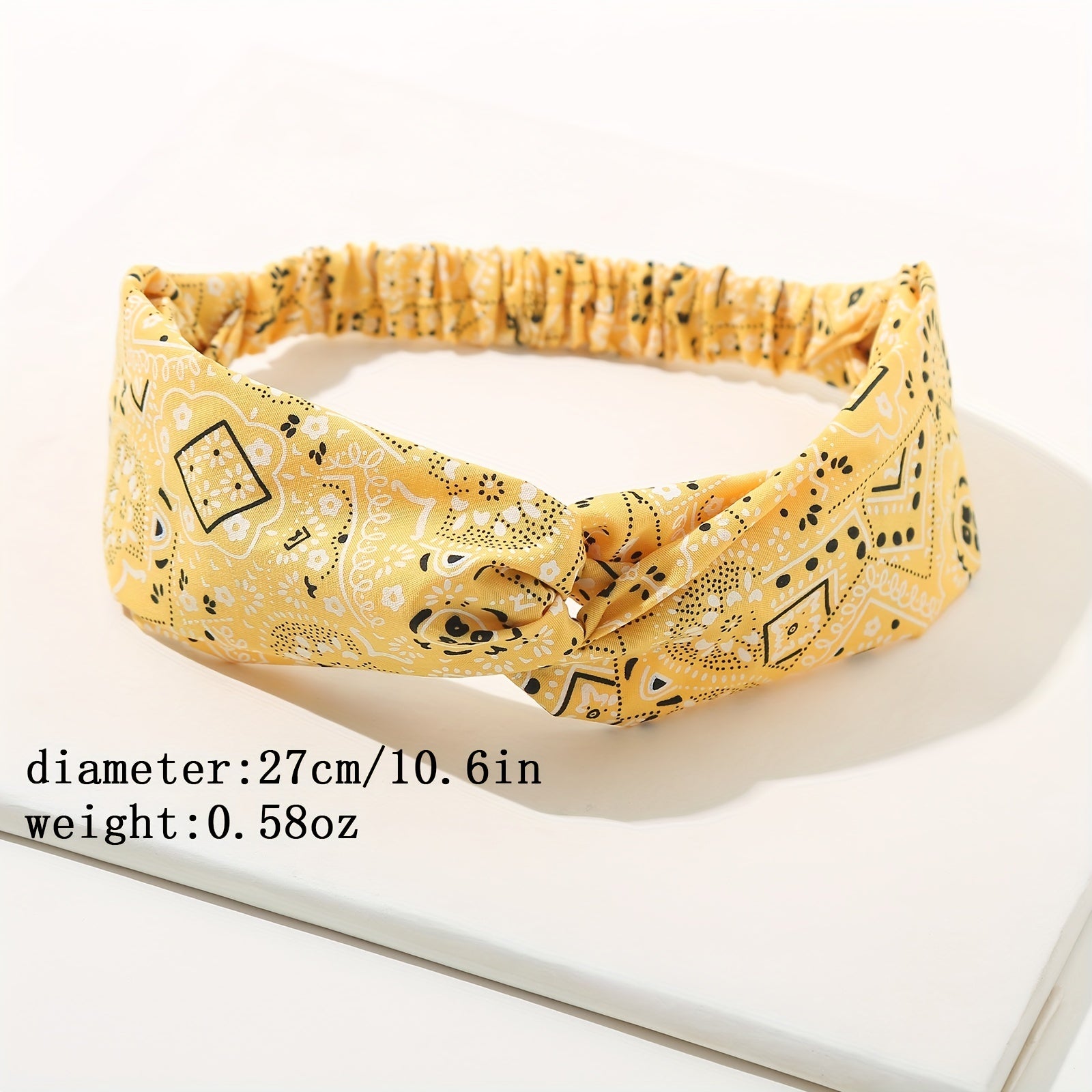 6PCS Boho Style Head Band Cross Knotted Hair Tie Headband Hair Accessories