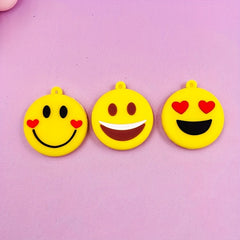 Cartoon Rhubarb Happy Face Laugh Series Key Chain Mobile Phone Hanging Ornaments