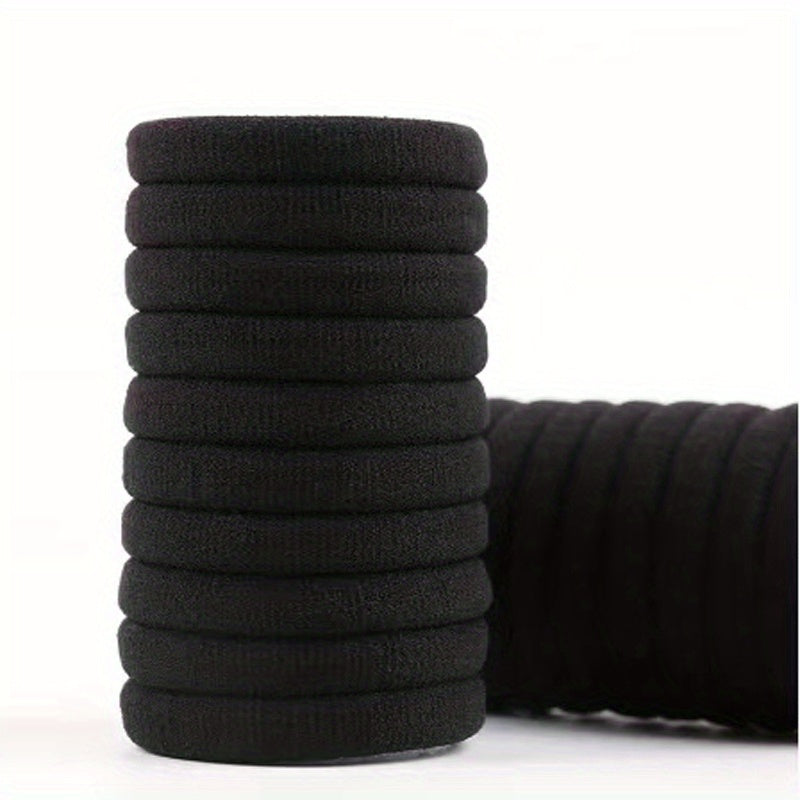 30 Seamless Thick Hair Band Elastic Hair Ties No Damage Ponytail Holder