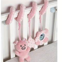 High Contrast Baby Spiral Hanging Toy, Sensory Toy for Newborns