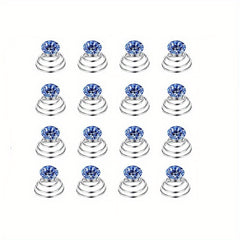 12pcs Rhinestone Spiral Hair Clip for Wedding Bridal Prom Party