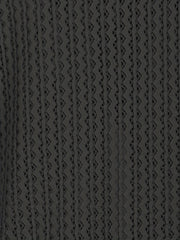  Solid Long Sleeve Tie Front Cardigan