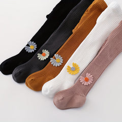 Cable Knit Cotton Toddler Tights Pantyhose